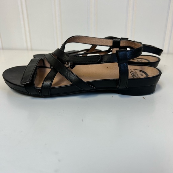 Abeo Bio system Elegant Black Strappy Sandals Size 7 - Picture 4 of 6